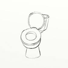 How To Draw A Toilet Seat Drawings Doodle Drawings Drawing Letters