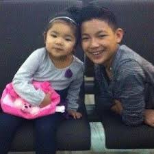 Darren With Her Little Sister Lynelle