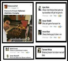 The cleric went on to call the game of chess a waste of time, and one that spreads 'hatred and enmity'. The Frustrated Indian On Twitter Chess Is Haram Mohammad Kaif Bhai