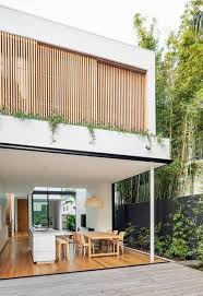 Rear Of Cloud House The Master Bedroom S Rosewood Privacy Screens Drawn Closed Photo 1 Of 24 In Cloud H Modern House Exterior Architecture House Facade House