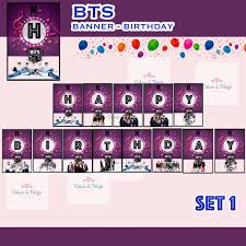 Please note that the colors may vary slightly from what is displayed on your screen to what is printed out due to individual screen resolutions and settings. Bts Kpop Birthday Banner Party Decoration 5 X 8 Inches Shopee Philippines