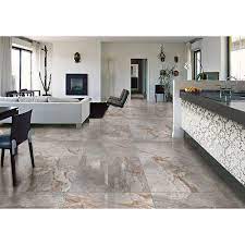 Reale Grafito 24 In X 24 In Porcelain Floor Tile 15 50 Sq Ft Case 2108 The Home Depot Porcelain Flooring Porcelain Floor Tiles Large Format Tile