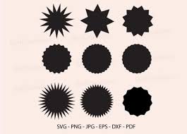Download Label Clipart Starburst Svg Cut File Graphic By Redcreations Creative Fabrica PSD Mockup Templates