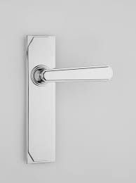 deco door lever handle on plate door handles door handle design doors