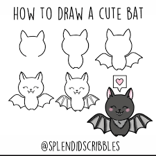 Splendid Scribbles On Instagram Getting Into The Halloween Spirit Find The Link In My Bio To Help Me Create A Cute Bat Drawings Bullet Journal Halloween