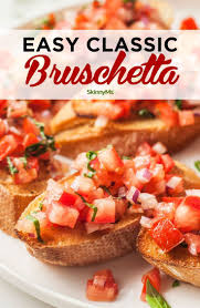There S Nothing Better Than Fresh Bruschetta Use It As An Appetizer By Serving It On Toast Or Crackers Or Mix It Bruchetta Recipe Recipes Classic Bruschetta