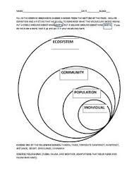 Levels Of Ecosystem Organism Graphic Organizer Graphic Organizers Organization Chart Simple Graphic