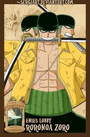 Epp Enies Lobby Zoro One Piece Anime One Piece Movies Zoro