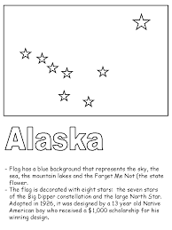 Great activity for your student if you are teaching about the united states. Alaska State Flag Alaska Flag Flag Coloring Pages State Flags