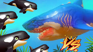 devorando al nuevo megalodon gigante feed and grow fish megalodon