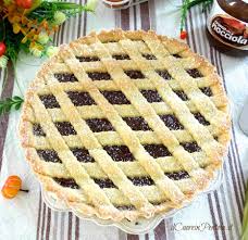 Togliete la crostata alla nutella dal forno qualche minuto prima e ricopritela con delle striscette di frolla. Crostata Alla Nutella Bimby Ricetta Per Bimby Tm5 E Tm31