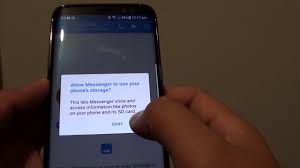 Download facebook messenger for android. Samsung Galaxy S8 How To Allow Facebook Messenger To Access Photos Files Youtube