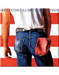 Bruce springsteen onstage during the born in the u.s.a. Bruce Springsteen Born In The Usa Magnet Pop Music Records Tees