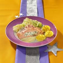 Gefullter Lachs Mit Herzoginkartoffeln Rezept Lecker Rezept Herzoginkartoffeln Rezept Gefullter Lachs Rezepte