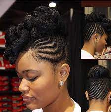 These hairstyles known as the lineage of tying the hair up in this manner has however not gone. Elegant Style Natural Hair Styles Braided Hairstyles Updo Black Braided Updo