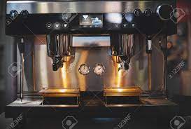 How much does an industrial coffee machine cost. Professional Industrial Coffee Machine In A Bar Close Up Stock Photo Picture And Royalty Free Image Image 128614473