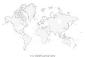 Es kann ausgedruckt und für viele. Weltkarte Gratis Malvorlage In Geografie Landkarten Ausmalen