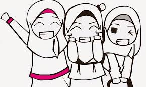 Sketsa kartun muslimah mudah digambar. Kartun Yang Mudah Digambar