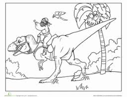There are several pages of pirate coloring from pirate digging up treasure on an island to pirate life on a wooden pirate ship, and sailing as pirates of the caribean! Dinosaur Pirate Worksheet Education Com Pirate Coloring Pages Coloring Pages Pirate Theme