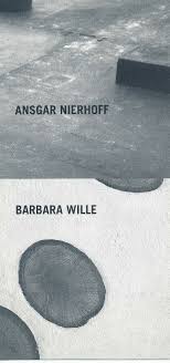 Einladungskarte/Invitation Card:Ansgar Nierhoff Barbara Wille Gothaer  Kunstforum