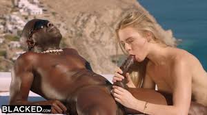 blacked blonde tourist fucked in the ass by black local