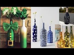 I started bringing all those piece to my home and started creating something or the. Glass Bottle Decoration Ideas Home Decor Best Out Of Waste Art Youtube Bottles Decoration Glass Bottles Decoration Waste Art