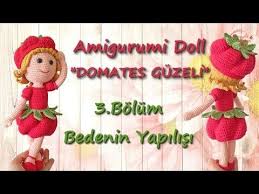 Amigurumi Doll Domates Guzeli Youtube Amigurumi Doll Felt Crafts Diy Crafts