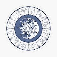 Circle With Zodiac Signs With The Moon And The Sun Transparent Sticker By Artdesignforyou In 2020 Zodiac Wheel Astrology Art Astrological Symbols