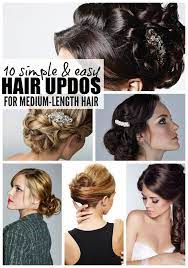 If you're looking for easy hairstyles for long curly hair, check out these long and loose curls for the perfect 'do! 10 Easy Glamorous Updos For Medium Length Hair Medium Length Hair Styles Updos For Medium Length Hair Hair Lengths