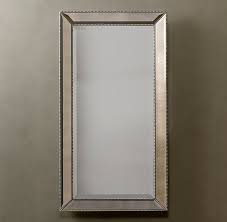 Prestige raised bevel mirror silver. Venetian Beaded Mirror Silver 42 X 70 95 Lbs 695 Iitem 40200900 Sil Restoration Hardware Beaded Mirror Leaner Mirror Master Bath Mirror