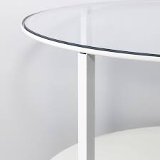 Elle fera beaucoup pour le style de votre intérieur. Vittsjo Table Basse Blanc Verre 75 Cm Ikea