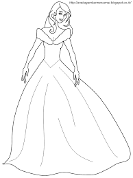 Gambar Mewarnai Cinderella Untuk Anak Paud Dan Tk Kartun Sketsa Gambar Kartun