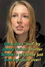 Hunter Schafer Wins Hearts with Jimmy Fallon's 'Bud'