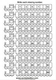 50 beautiful number tracing worksheets 1 20 pdf 5. Missing Numbers 1 100 Six Worksheets Free Printable Worksheets Worksheetfun