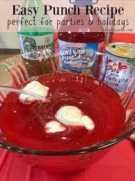 Easy Punch Recipe Recipe Easy Punch Recipes Punch Recipes Party Punch Recipes
