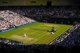 Wimbledon's grass courts came under fire on thursday night. Hd Wallpaper People Watching Tennis Game During Day Wimbledon Final Centre Court Wallpaper Flare