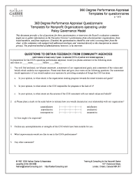 360 Degree Performance Appraisal Form Fill Online Printable Fillable Blank Pdffiller