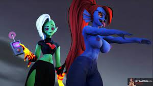 Undertale Undyne porn | Lesbians' Babe Making FUN – Hot-Cartoon.com