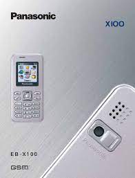 User manual Panasonic X100 (English ...