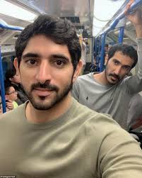 Crown Prince goes incognito in London Underground: Dubai sheikh forgoes  traditional robe