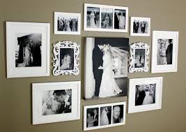 No Place Lyke Home Weekend Project Creating A Gallery Wall Wedding Picture Walls Wedding Photo Walls Wedding Photo Wall Display