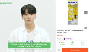 Related posts to contoh iklan susu indomilk dalam bahasa inggris. Jungkook Bikin Susu Pisang Asal Indonesia Ludes Fans Curiga Bts Dikontrak Iklan