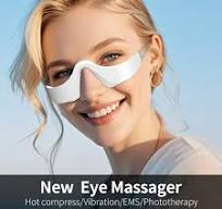 Electric Mini Portable Foldable Kneading Vibrating Relaxing Eye Care Smart  Eye Massager Machine With Heat Compression