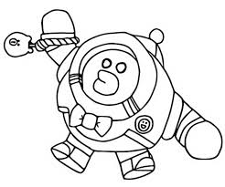 Dibujos De Brawl Stars Para Colorear Lou