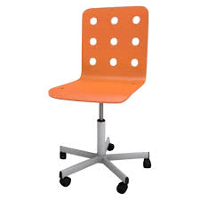 Looking to redesign your home office or upgrade your seating situation at work? Orange Desk Ikea Jules Chair Aptdeco