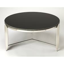 Marble is a naturally occurring, although rare, rock consisting mostly of crystallized minerals. Butler Specialty Khalifa Granite Coffee Table In Black 5311025