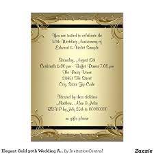 Elegant Gold 50th Wedding Anniversary Party Invitation Zazzle Com 50th Wedding Anniversary Invitations 50th Wedding Anniversary Party Wedding Anniversary Party Invitations