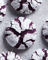 These Ube Crinkle Cookies Are The Perfect Fusion Of My Filipino American Heritage Recipe Crinkle Cookies Crinkle Cookies Recipe Purple Cookies