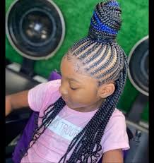 French braid hairstyles for little girls | kids hairetyle. 44 Photos Beautiful Box Braids For Ladies Black Braided Hairstyles Braids Hairstyles For Black Kids