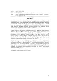 Karena dari namanya yang lucu sehingga dapat menjadi sebuah daya tarik tersendiri bagi pengunjug. Https Media Neliti Com Media Publications 198494 Karya Bidang Jurnalistik Feature Program Pdf